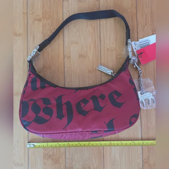 NWT L.A.M.B. LeSportsac By Gwen Stefani Small Hella Hobo Red - Picture 11 of 13